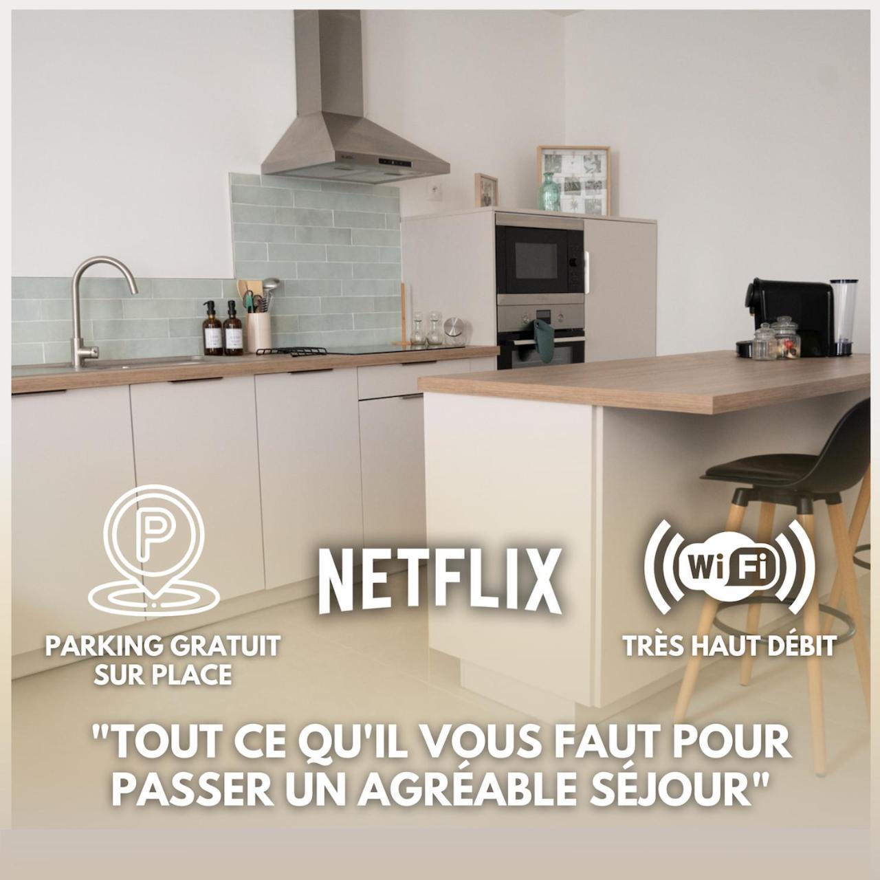 Lou Cabanot - Appartement Lumineux 3 Chambres - Parking Gratuit Béziers Eksteriør bilde